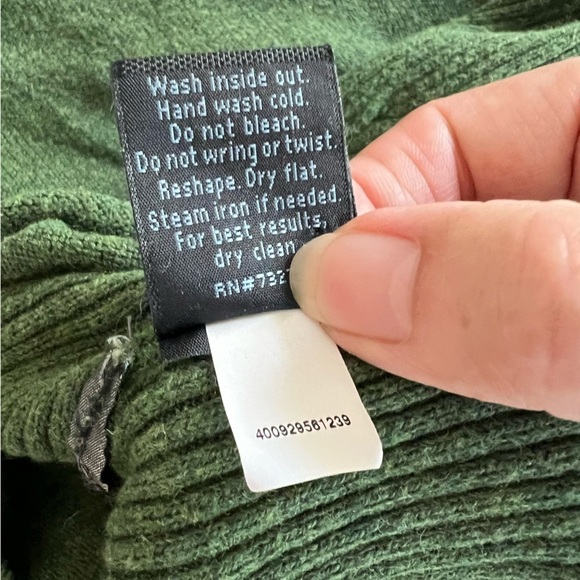 MARC ANTHONY Green Cotton Crew Neck Sweater SZ XL - Picture 2 of 5